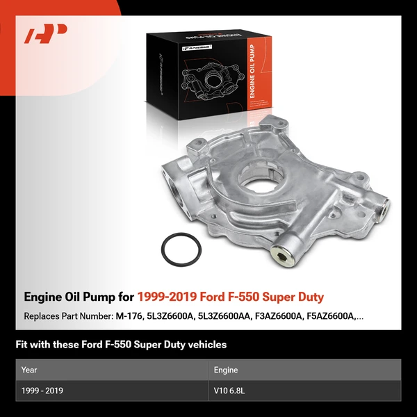 Engine Oil Pump for 1999-2019 Ford F-550 Super Duty