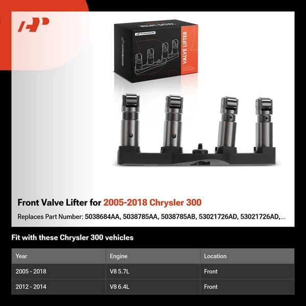 Front Valve Lifter for 2005-2018 Chrysler 300