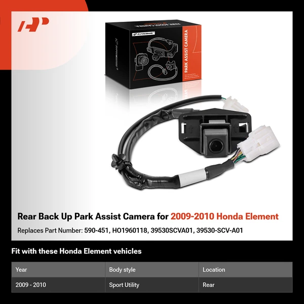 Rear Back Up Park Assist Camera for 2009-2010 Honda Element