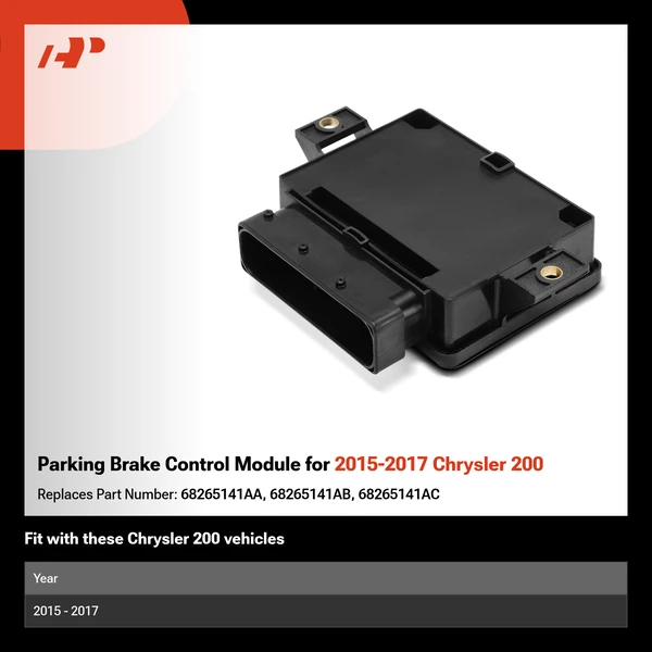Parking Brake Control Module for 2015-2017 Chrysler 200