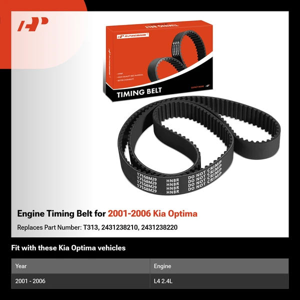 Engine Timing Belt for 2001-2006 Kia Optima