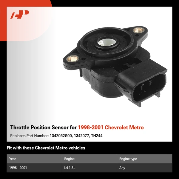 Throttle Position Sensor for 1998-2001 Chevrolet Metro