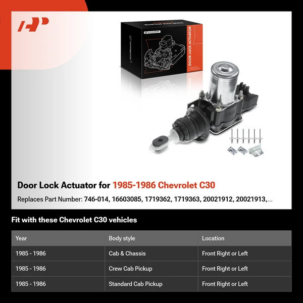 Door Lock Actuator for 1985-1986 Chevrolet C30
