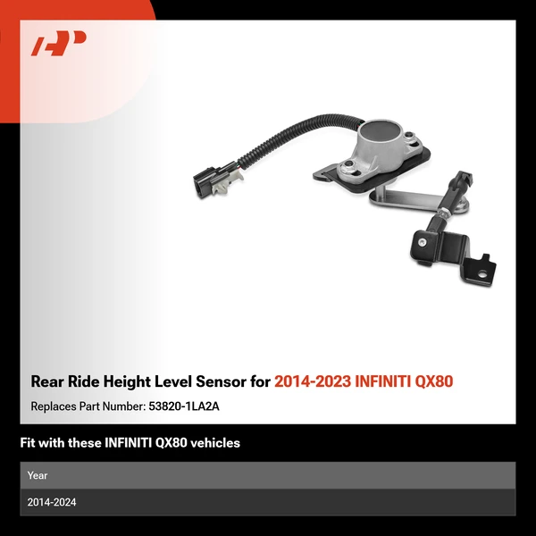 Rear Ride Height Level Sensor for 2014-2023 INFINITI QX80