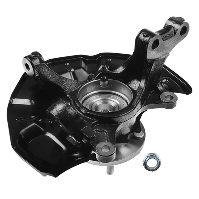 Front Driver Steering Knuckle & Wheel Hub Bearing Assembly