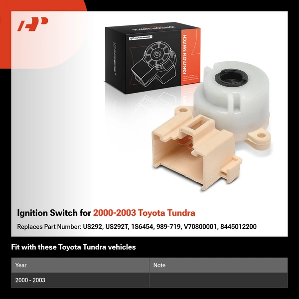 Ignition Switch for 2000-2003 Toyota Tundra