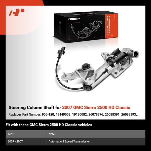 Steering Column Shaft for 2007 GMC Sierra 2500 HD Classic