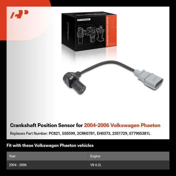 Crankshaft Position Sensor for 2004-2006 Volkswagen Phaeton
