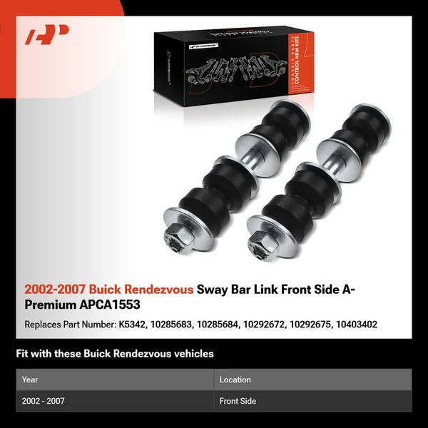 2002-2007 Buick Rendezvous Sway Bar Link Front Side A-Premium APCA1553