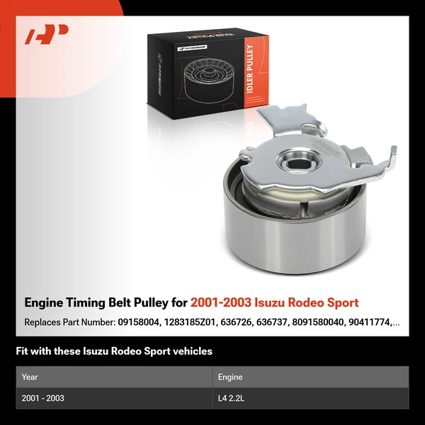 Engine Timing Belt Pulley for 2001-2003 Isuzu Rodeo Sport