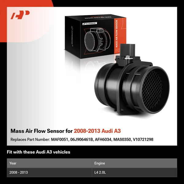 Mass Air Flow Sensor for 2008-2013 Audi A3