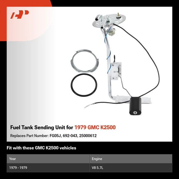 Fuel Tank Sending Unit for 1979 GMC K2500