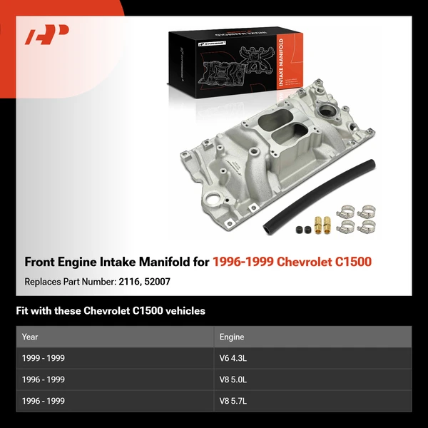 Front Engine Intake Manifold for 1996-1999 Chevrolet C1500