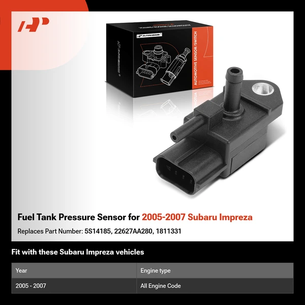 Fuel Tank Pressure Sensor for 2005-2007 Subaru Impreza