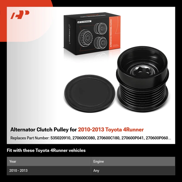 Alternator Clutch Pulley for 2010-2013 Toyota 4Runner