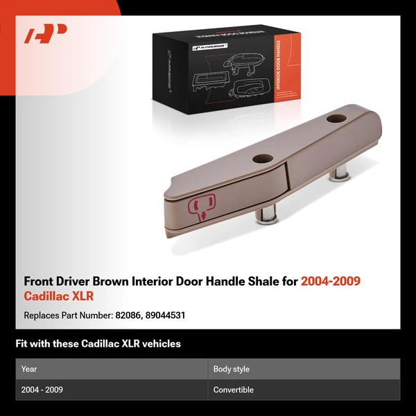 Front Driver Brown Interior Door Handle Shale for 2004-2009 Cadillac XLR