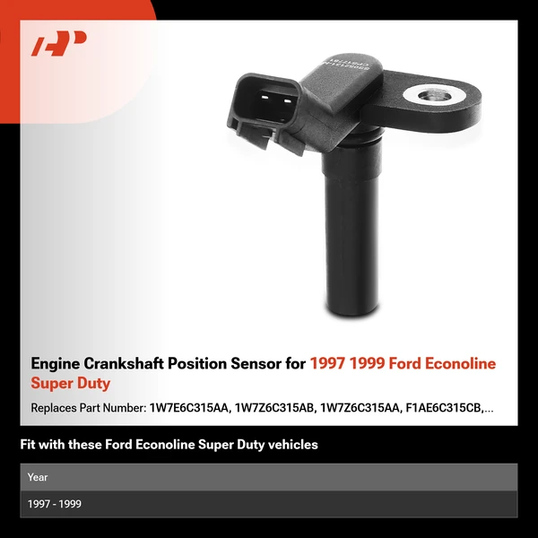 Engine Crankshaft Position Sensor for 1997 1999 Ford Econoline Super Duty