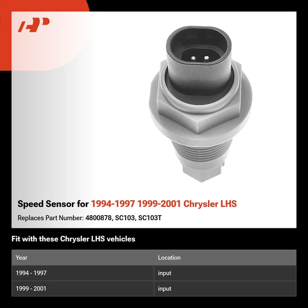 Speed Sensor for 1994-1997 1999-2001 Chrysler LHS