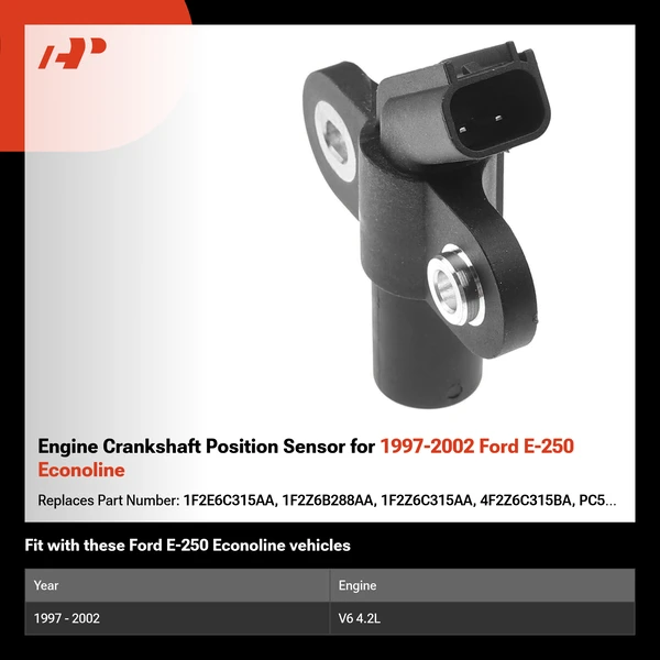 Engine Crankshaft Position Sensor for 1997-2002 Ford E-250 Econoline