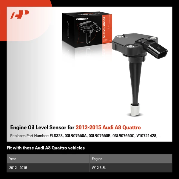 Engine Oil Level Sensor for 2012-2015 Audi A8 Quattro