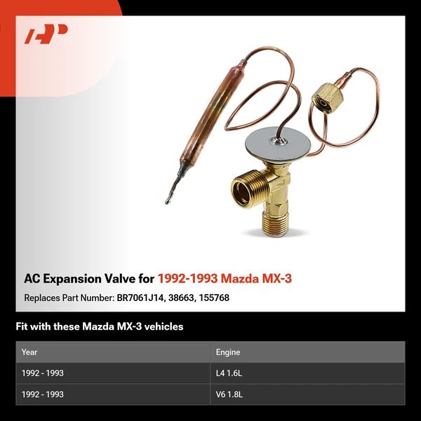 AC Expansion Valve for 1992-1993 Mazda MX-3