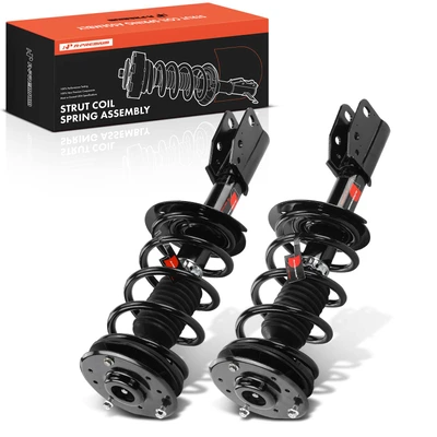 2 Pcs Front Complete Strut & Coil Spring Assembly