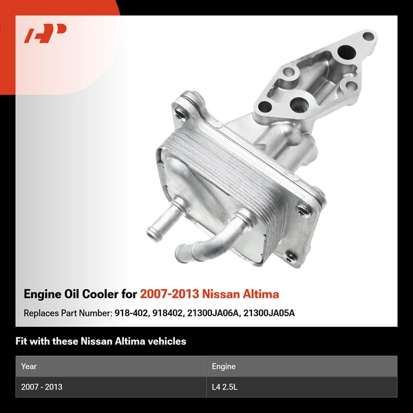 Engine Oil Cooler for 2007-2013 Nissan Altima