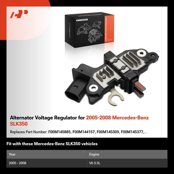 Alternator Voltage Regulator for 2005-2008 Mercedes-Benz SLK350