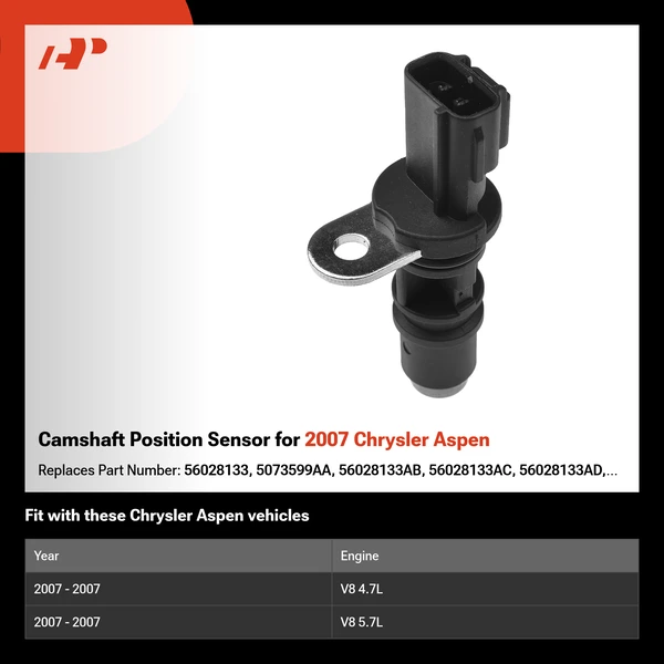 Camshaft Position Sensor for 2007 Chrysler Aspen
