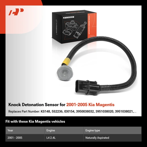 Knock Detonation Sensor for 2001-2005 Kia Magentis