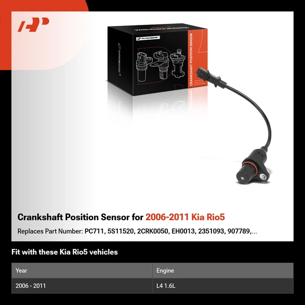Crankshaft Position Sensor for 2006-2011 Kia Rio5