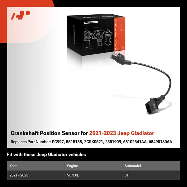Crankshaft Position Sensor for 2021-2023 Jeep Gladiator