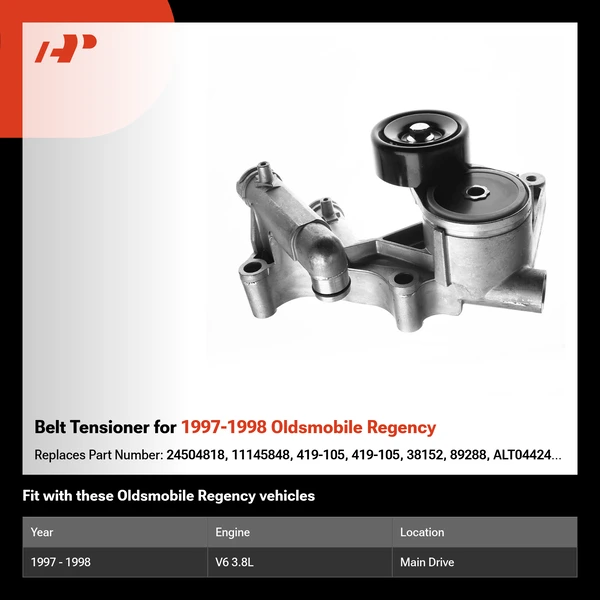 Belt Tensioner for 1997-1998 Oldsmobile Regency