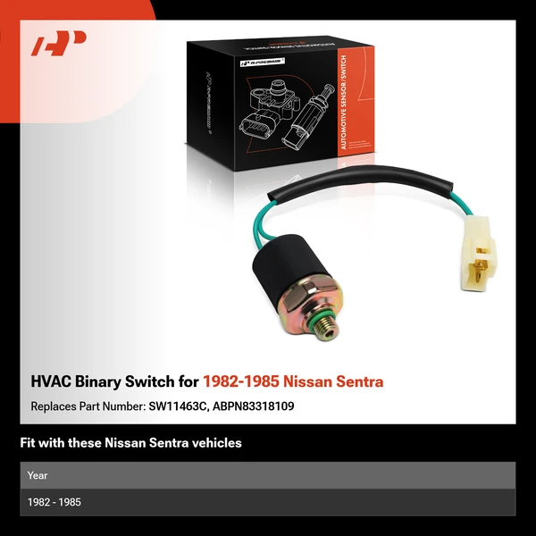 HVAC Binary Switch for 1982-1985 Nissan Sentra