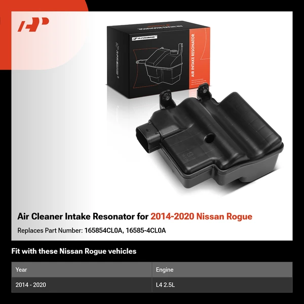 Air Cleaner Intake Resonator for 2014-2020 Nissan Rogue