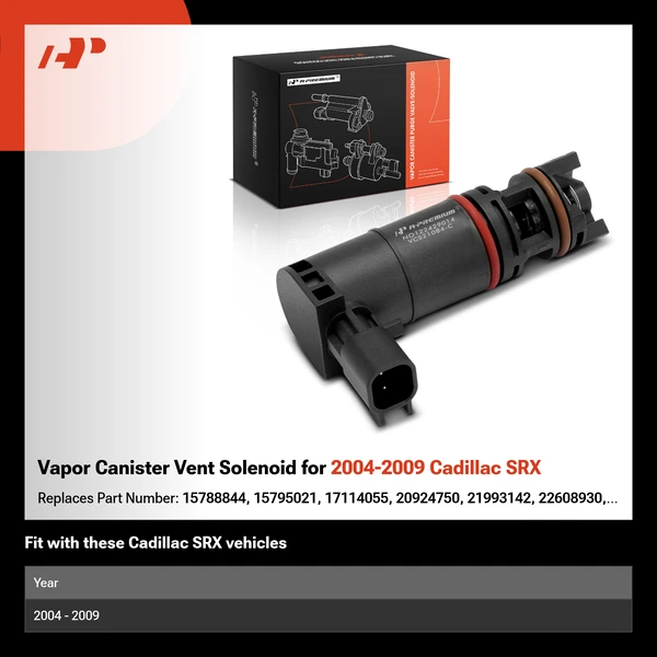 Vapor Canister Vent Solenoid for 2004-2009 Cadillac SRX