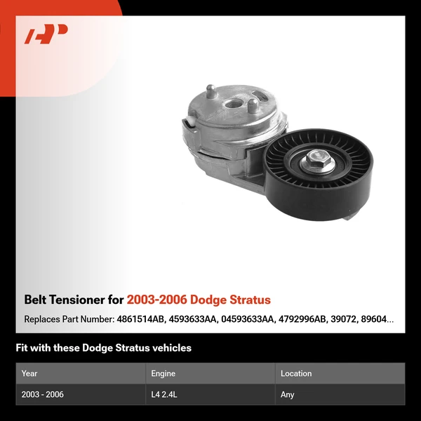 Belt Tensioner for 2003-2006 Dodge Stratus