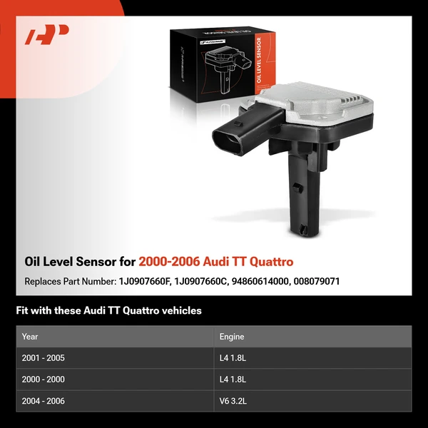 Oil Level Sensor for 2000-2006 Audi TT Quattro