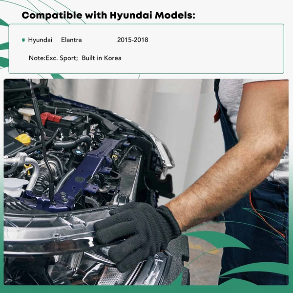 Radiator Support Assembly for 2017-2018 Hyundai Elantra