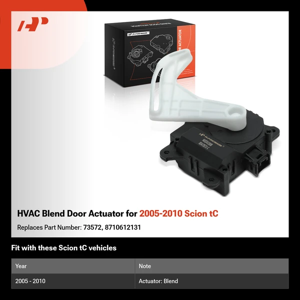 HVAC Blend Door Actuator for 2005-2010 Scion tC