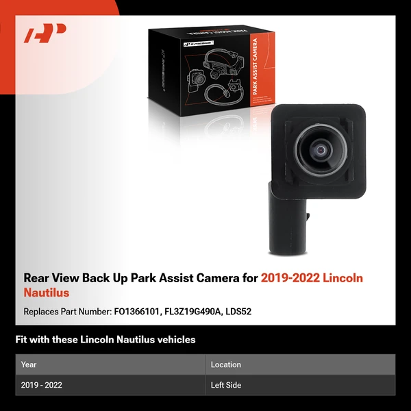 Rear View Back Up Park Assist Camera for 2019-2022 Lincoln Nautilus