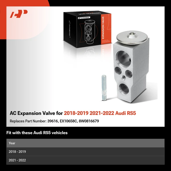 AC Expansion Valve for 2018-2019 2021-2022 Audi RS5