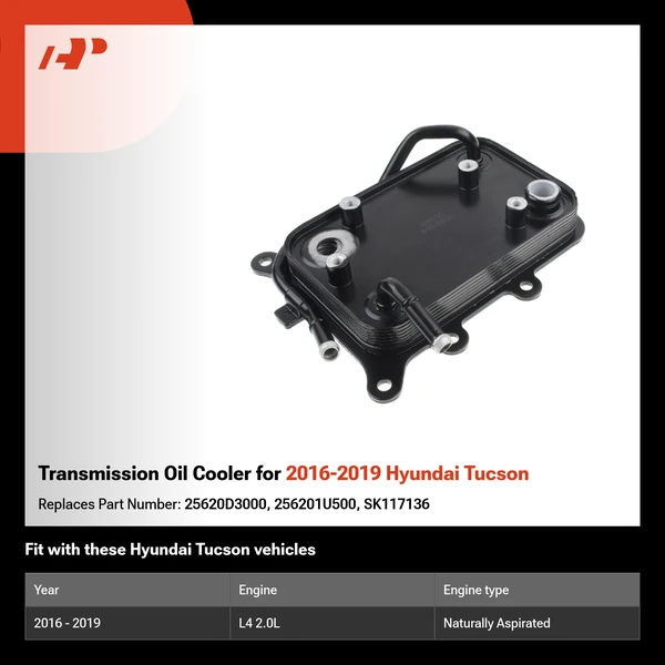 Transmission Oil Cooler for 2016-2019 Hyundai Tucson