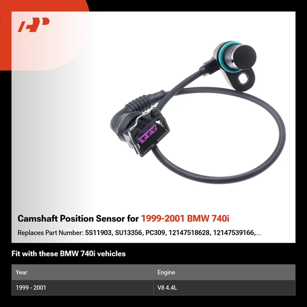 Camshaft Position Sensor for 1999-2001 BMW 740i