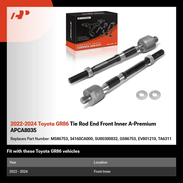 2022-2024 Toyota GR86 Tie Rod End Front Inner A-Premium APCA8035