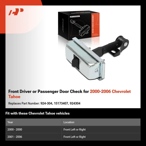 Front Driver or Passenger Door Check for 2000-2006 Chevrolet Tahoe