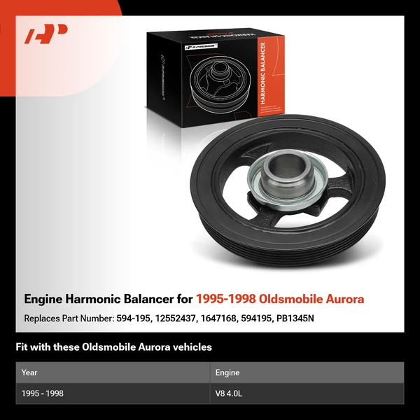 Engine Harmonic Balancer for 1995-1998 Oldsmobile Aurora
