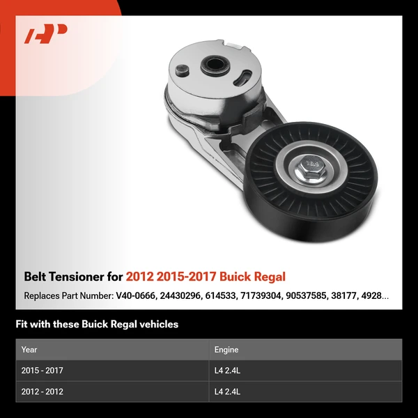 Belt Tensioner for 2012 2015-2017 Buick Regal