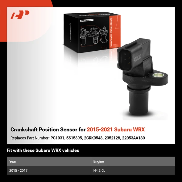 Crankshaft Position Sensor for 2015-2021 Subaru WRX