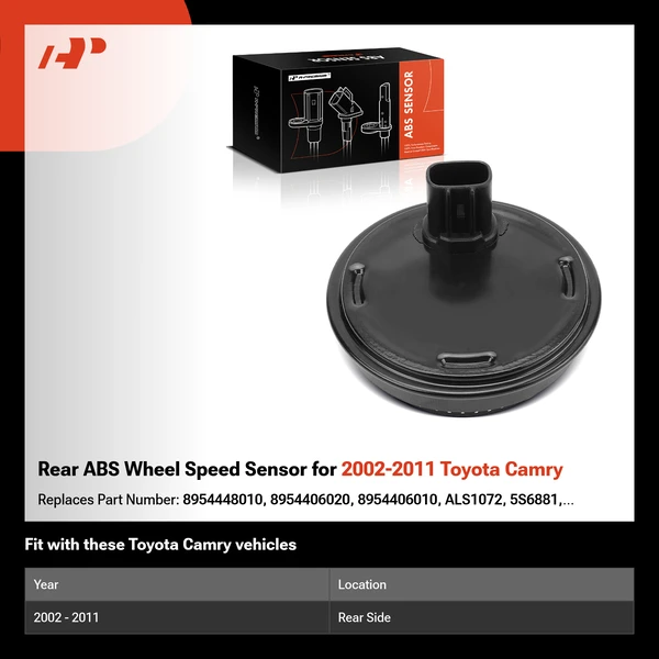 Rear ABS Wheel Speed Sensor for 2002-2011 Toyota Camry